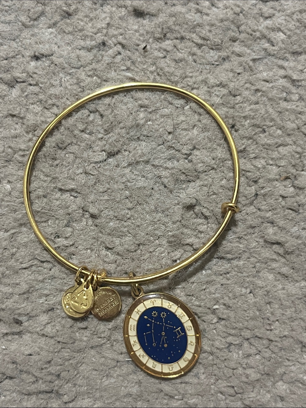 Alex and Ani gold Gemini bracelet